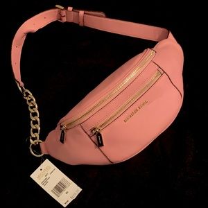 Michael Kors Pink Leather Fanny Pack